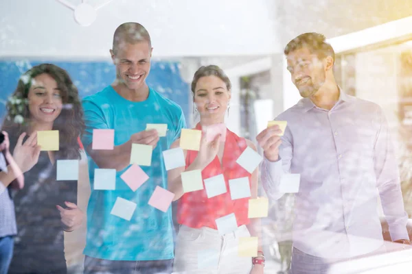 Business Start Planung Management Und People Konzept Glückliches Kreativ Team — Stockfoto