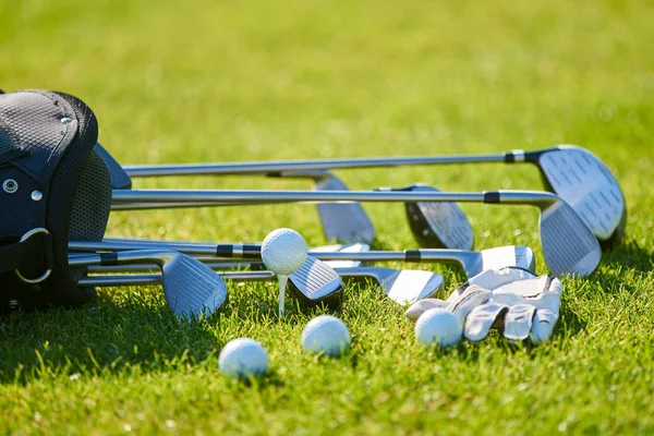 Golf Equipment Bag Course — Stock Photo, Image