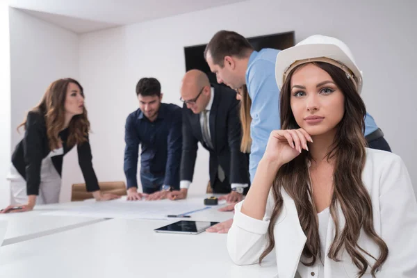 Corporate Business Team Manager Meeting Close — Stock Photo, Image