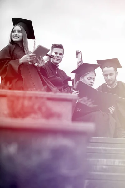 Jóvenes Graduados Celebración — Foto de Stock