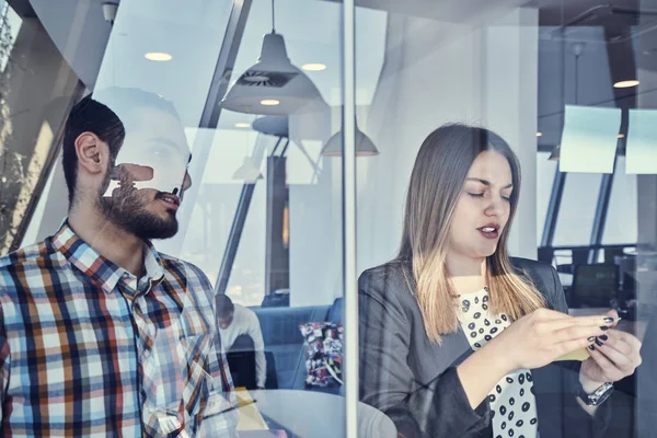 Negocio Puesta Marcha Planificación Gestión Concepto Personas Feliz Equipo Creativo — Foto de Stock