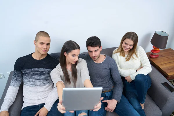 Diverse People Digital Devices Wireless Communication Concept — Stock Photo, Image