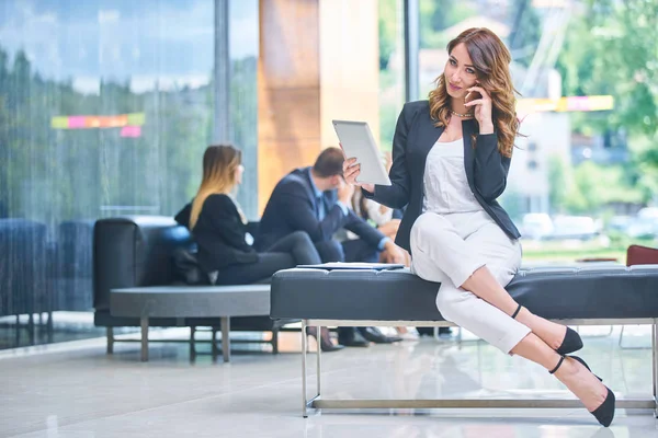 Equipo Negocios Corporativos Gerente Una Reunión Cerca — Foto de Stock