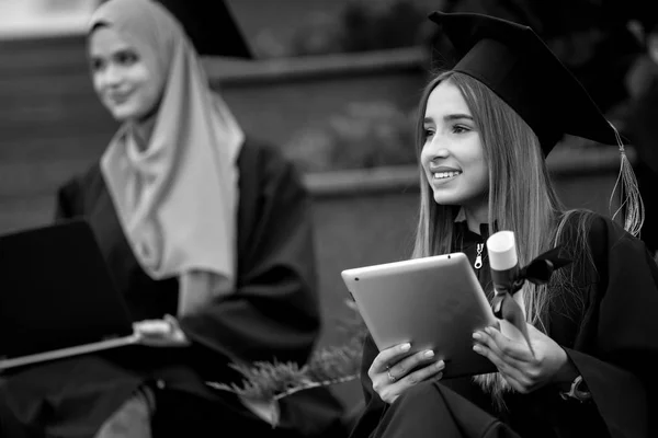 Grupo Jóvenes Graduados Título Licenciatura —  Fotos de Stock