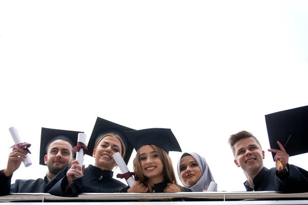 Jovens Que Formam Celebração — Fotografia de Stock