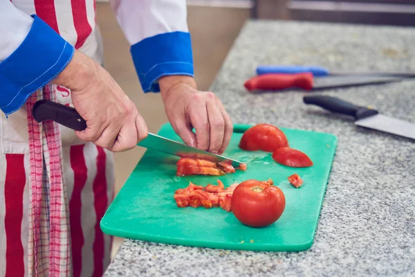 Chef Preparing Food — Stock Photo, Image
