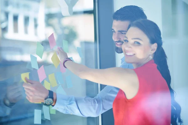 Negocio Puesta Marcha Planificación Gestión Concepto Personas Feliz Equipo Creativo — Foto de Stock