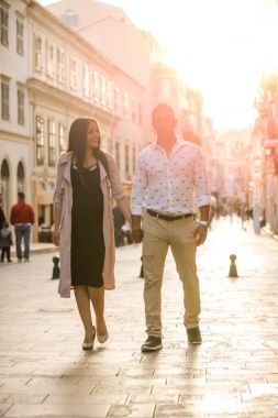 Turist çift aşık