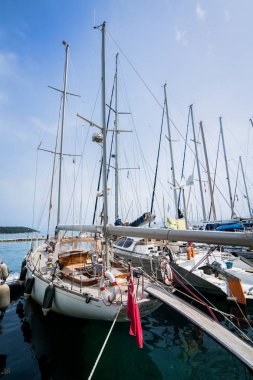 Corfu Yunan deniz gemi