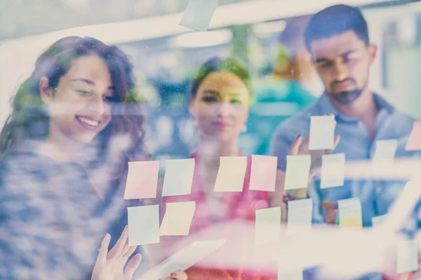 Business Start Planung Management Und People Konzept Glückliches Kreativ Team — Stockfoto