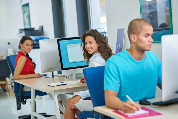 Startup Business People Group Working Everyday Job Modern Office — Stock Photo, Image