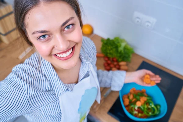 Mostrador Cocina Verduras — Foto de Stock