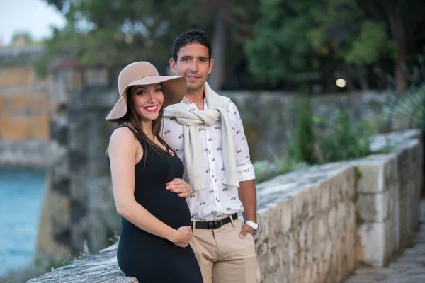 Pareja Turistas Enamorados — Foto de Stock