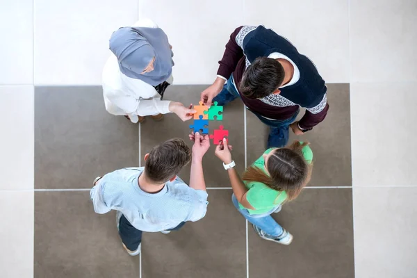 Junge Geschäftsleute Die Büro Neuen Projekten Arbeiten Start Konzept Team — Stockfoto