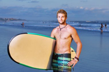 sörfçü günbatımı okyanus plaj bali Adası, Endonezya