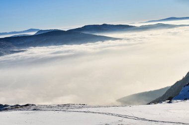 Alpler üzerinden Titlis tepe