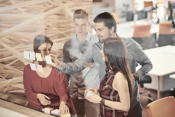 Business Start Planung Management Und People Konzept Glückliches Kreativ Team — Stockfoto