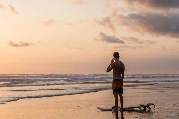 Surfing Waves Indonesia Beach Vacation Concept — Stock Photo, Image