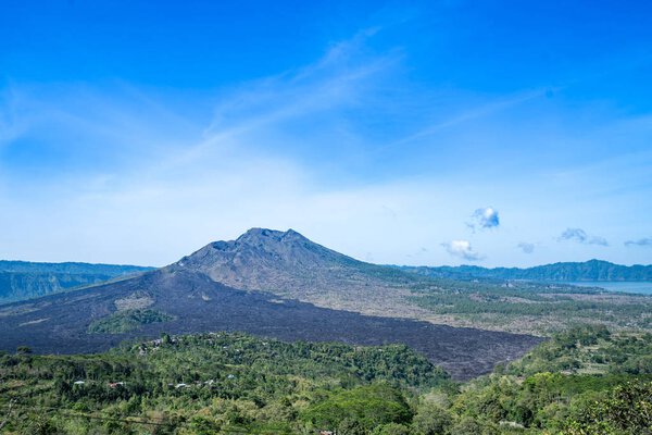 Side of the inactive volcano 