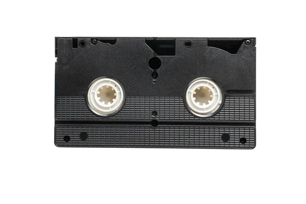 Vhs Videoband Voor Het Bekijken Van Films Geïsoleerd Een Witte — Stockfoto