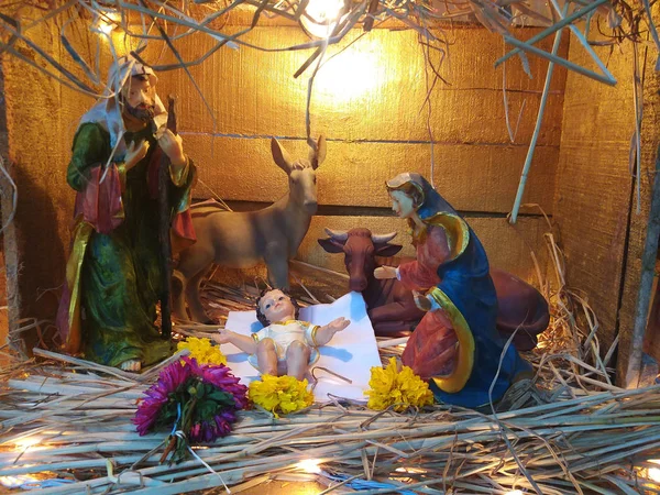 La naissance de l'Enfant Jésus, Sainte famille . — Photo