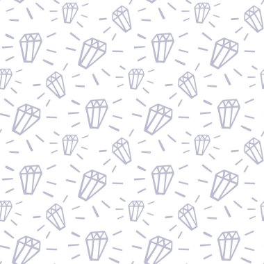 Mavi elmas ile Seamless Modeli 