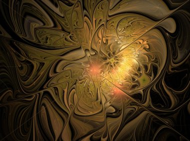 Yumuşak renkli arka plan ile yumuşak kahverengi gölge petrol renk teknikleri ile.