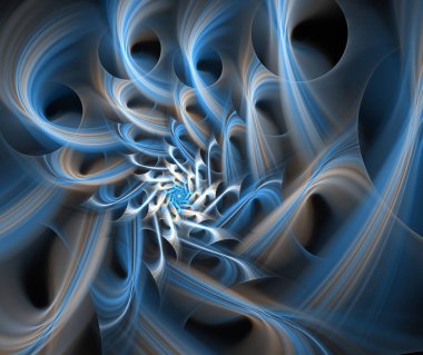 Metal yaprak çiçek iplik