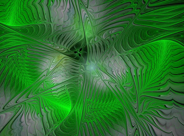 Abstract Computer Generated Fractal Design Abstract Fractal Color Texture — Stock Photo, Image