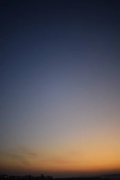 Beautiful Bright Sunset Multicolored Evening Glowing Skyline Twilight Sky Sunset — Stock Photo, Image