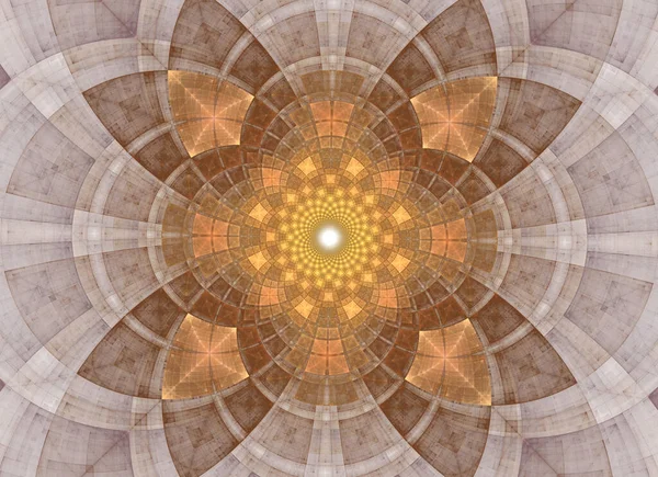 Tvůrčí Jasná Mandala Kaleidoskop Abstraktní Posvátné Geometrie Etnické Fraktální Umění — Stock fotografie