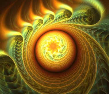 Soyut çizimler, 3 boyutlu çizimler, organik geometrik şekiller. Özyinelemeli eğriler, kare şekiller geometri mozaiğine dizilmiş. Düz yüzey, grafik kaynak. fraktal çizimler