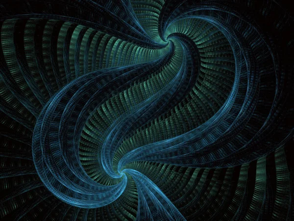Abstract Fractal Background Spiral Computer Generated Image Beautiful Abstract Background — Stock Photo, Image