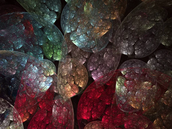 Soyut ve güzel bir arkaplan. Modern dalga çizimi - soyut fraktal saykodelik şekil dokusu. Soyut fraktal sanat arkaplan çizim alanı geometrisi fraktal çoklu renk dokusundan oluşur