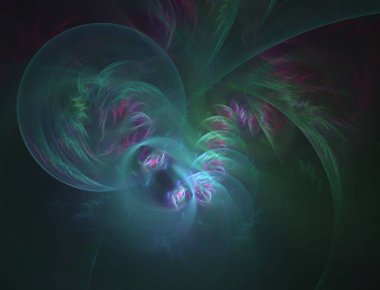 Soyut fraktal arkaplan - fraktal dokulardan yapılmış şekiller