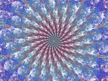 Soyut girdap. Spiral güzel üretilmiş fraktal.