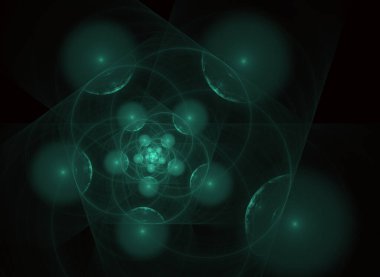 Parlak renklerde dönme illüzyonuyla çift fraktal spiral parlak renklerde dönme illüzyonu ile çift fraktal spiral..