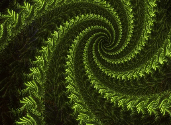 Bunte Ornamente Doppelte Spirale Effekt Abstrakte Fraktale Muster Hintergrund Geometrische — Stockfoto