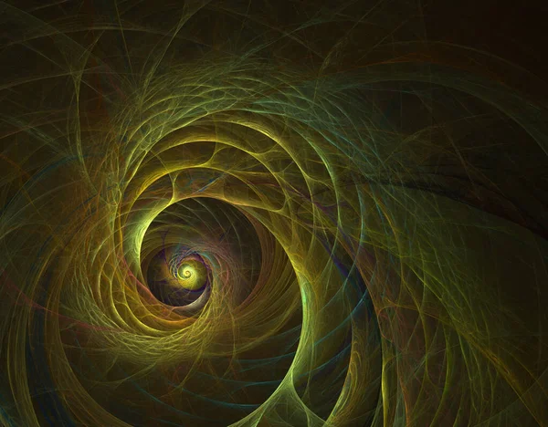 Doble Espiral Fractal Con Ilusión Rotación Colores Brillantesdoble Espiral Fractal —  Fotos de Stock