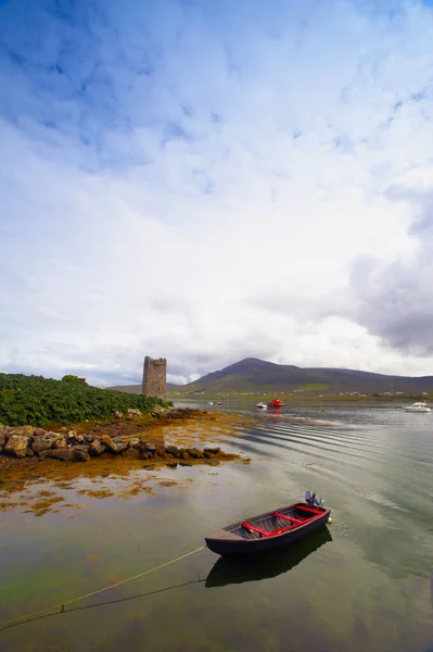 Tower House Στο Kildavnet Στο Achill Island Είναι Γνωστό Τοπικά Royalty Free Εικόνες Αρχείου