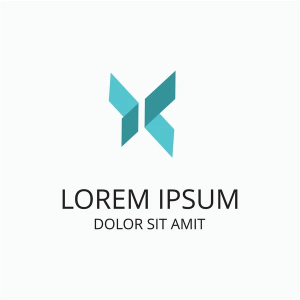 Concepto Logotipo Color Alfabeto Abstracto Para Una Marca Empresa Arquitectura — Vector de stock