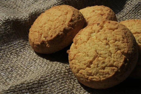 Galletas Trozo Tela — Foto de Stock