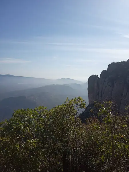 Mountain Montserrat Τον Σεπτέμβριο — Φωτογραφία Αρχείου