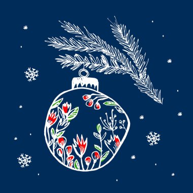 Sosyal medya paylaşım şablonu. Vektör noel indirimi elementler çiziyor. Şık ve zarif çizgi film hayvanları. Sevimli ve çocukça bir şey.