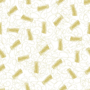 Seamless pattern. Artistic freehand black & white, gold templates: poster, art flyer, modern invitation, birthday, wedding card, web banner. Hand drawn textures, paint dabs & abstract stains.