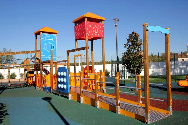 Empty children's playground — Stock Photo, Image