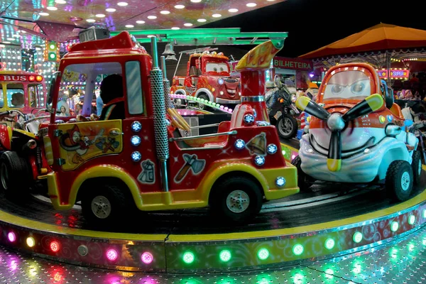 Carousel cars ride — Stock Photo, Image