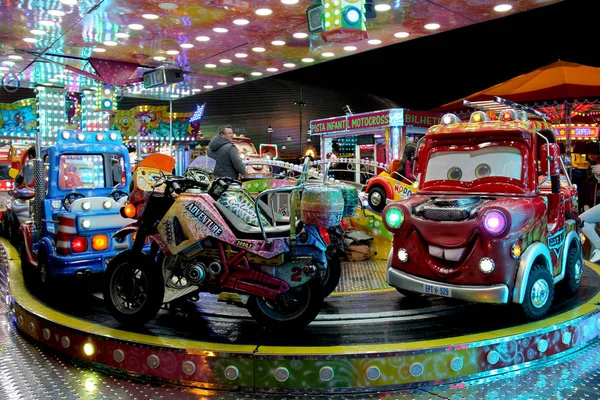Carousel cars ride — Stock Photo, Image