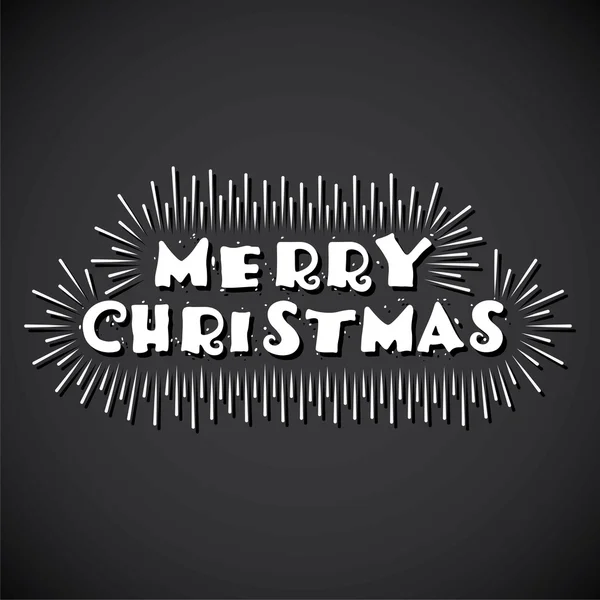 Feliz Navidad diseño de póster — Vector de stock