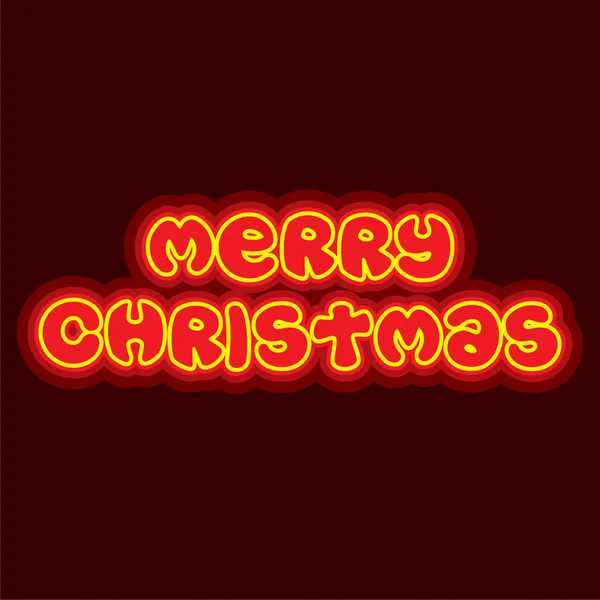 Merry Christmas affisch design — Stock vektor